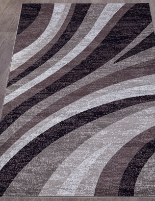 Российский прямоугольный ковёр d234 GRAY-PURPLE