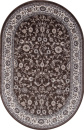 Российский овальный ковёр d251 BROWN