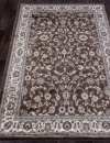 Российский прямоугольный ковёр d251 BROWN