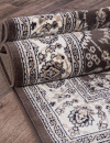 Российский прямоугольный ковёр d251 BROWN