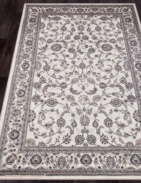 Российский прямоугольный ковёр d251 CREAM-BROWN