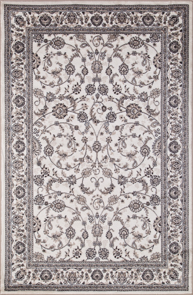 Российский прямоугольный ковёр d251 CREAM-BROWN