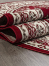 Российский овальный ковёр d285 RED