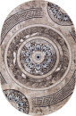 Российский овальный ковёр d300 BROWN