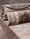 Российский прямоугольный ковёр d300 BROWN