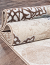Российский прямоугольный ковёр d309 CREAM-BROWN