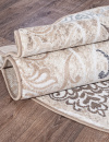 Российский овальный ковёр d310 CREAM-BROWN