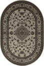 Российский овальный ковёр d389 BEIGE