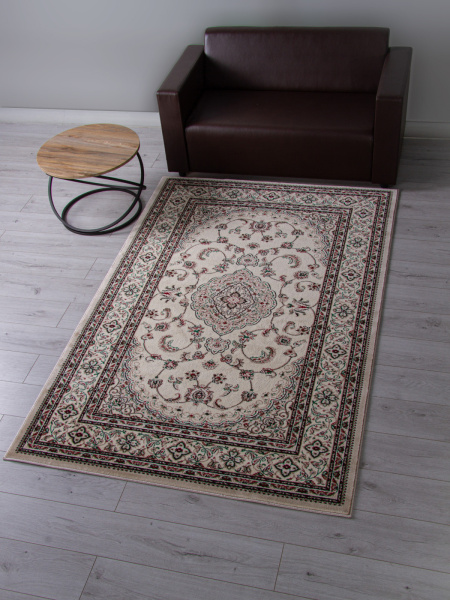 Российский прямоугольный ковёр d389 BEIGE