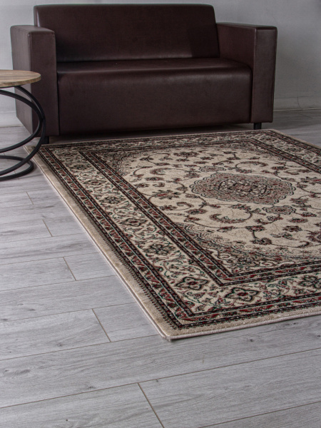 Российский прямоугольный ковёр d389 BEIGE