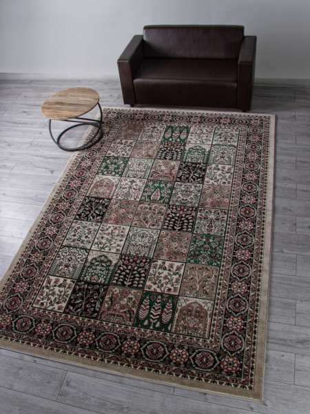Российский прямоугольный ковёр d391 BEIGE