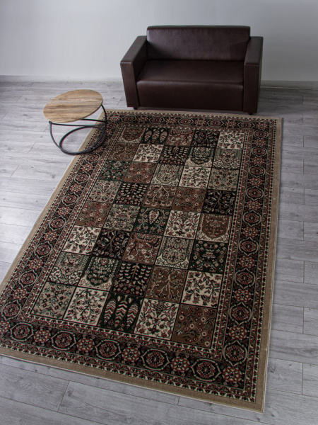 Российский прямоугольный ковёр d391 BEIGE