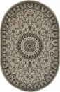 Российский овальный ковёр d409 BEIGE