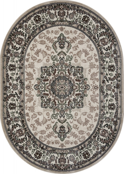 Российский овальный ковёр d412 CREAM