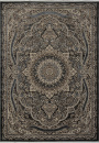 Российский прямоугольный ковёр d415 DARK GRAY