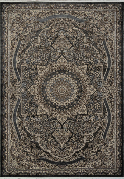 Российский прямоугольный ковёр d415 DARK GRAY