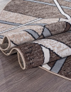 Российский овальный ковёр D487 BEIGE-BROWN 2