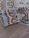 Российский овальный ковёр D504 BLUE-BROWN 2