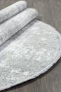 Российский овальный ковёр D662BC BEIGE / L.GREY