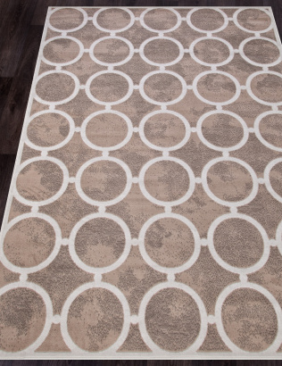 Российский прямоугольный ковёр D713 BEIGE-CREAM 2