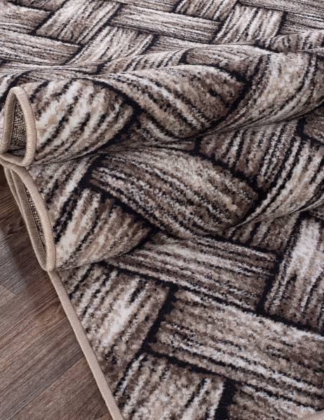 Российский прямоугольный ковёр D723 BEIGE-BROWN 2