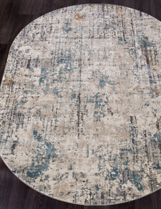 Российский овальный ковёр D739 CREAM