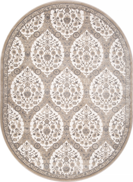 Российский овальный ковёр D740 CREAM