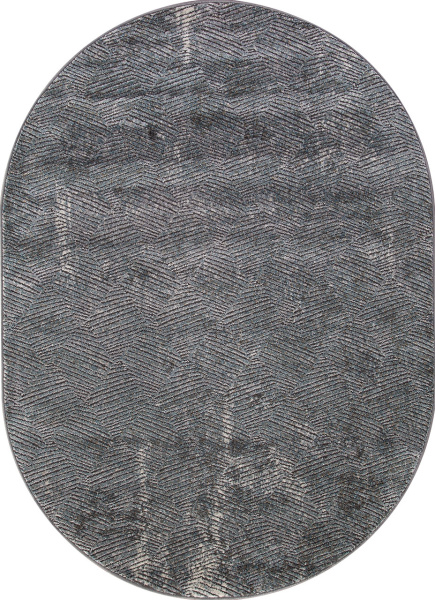 Российский овальный ковёр D768 GRAY