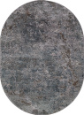 Российский овальный ковёр D771 GRAY