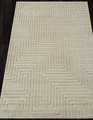 Российский прямоугольный ковёр D786AP BEIGE / BEIGE