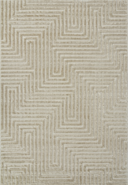 Российский прямоугольный ковёр D786AP BEIGE / BEIGE