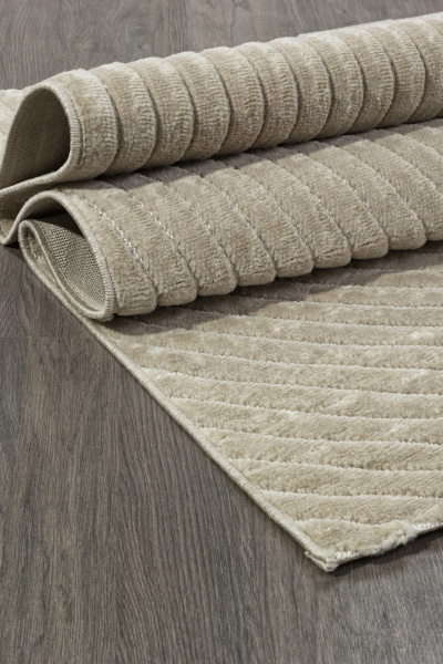 Российский прямоугольный ковёр D801AP BEIGE / BEIGE