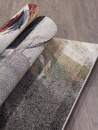 Российский прямоугольный ковёр D819 gray-red