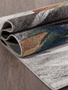 Российский прямоугольный ковёр D819 gray-red