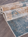 Российский прямоугольный ковёр D866 CREAM-BLUE