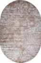 Российский овальный ковёр D941 DARK BEIGE