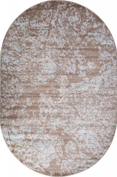 Российский овальный ковёр D941 DARK BEIGE
