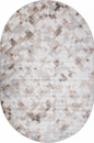 Российский овальный ковёр D958 CREAM