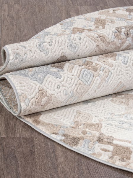 Российский овальный ковёр D958 CREAM