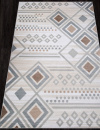 Российский прямоугольный ковёр D962 CREAM-BLUE