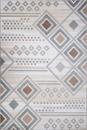 Российский прямоугольный ковёр D962 CREAM-BLUE