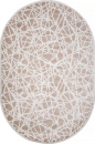 Российский овальный ковёр D967 BEIGE