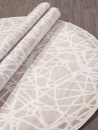 Российский овальный ковёр D967 BEIGE