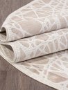 Российский овальный ковёр D967 BEIGE