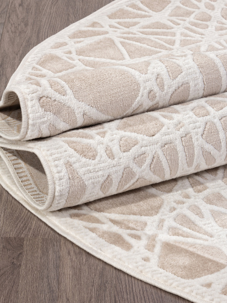 Российский овальный ковёр D967 BEIGE