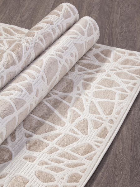 Российский прямоугольный ковёр D967 BEIGE
