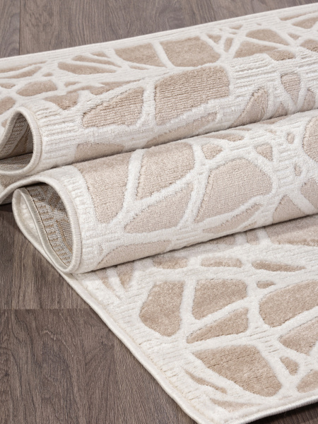 Российский прямоугольный ковёр D967 BEIGE