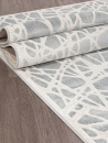 Российский прямоугольный ковёр D967 BLUE-CREAM
