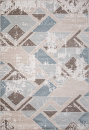 Российский прямоугольный ковёр D979 BEIGE-BLUE