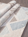 Российский прямоугольный ковёр D979 BEIGE-BLUE